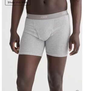 J.Crew Stretch 4" boxer briefs Heather Graphite Underwear Size XL NWT NIB NEW
